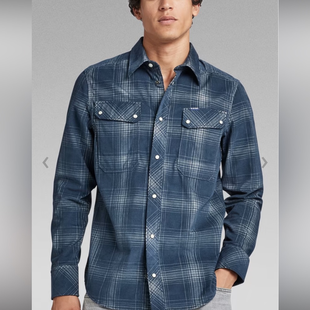 Mens G-Star RAW Button Down Shirt